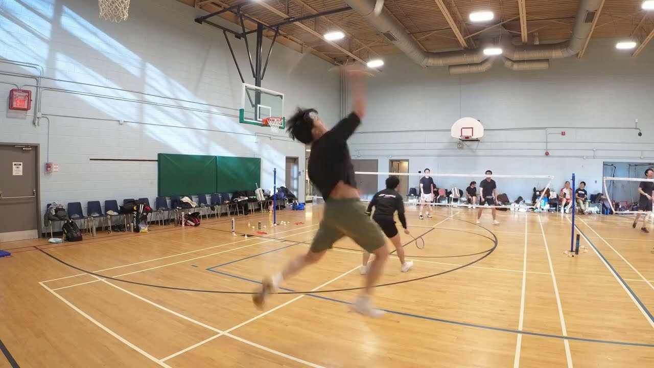 Badminton at TOR| Richard/James v Jensen/Tony |#badminton #badmintonrallies 2026Jan24_Sat