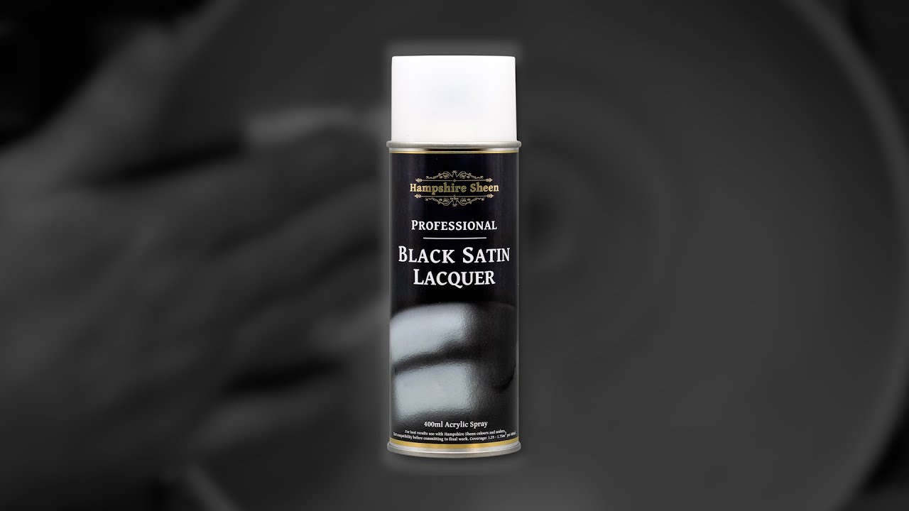 Hampshire Sheen Professional Satin Black Lacquer - Two Minute Tutorial