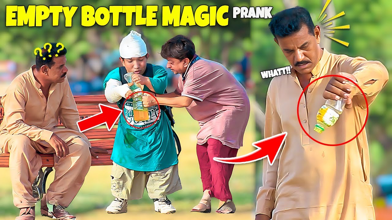 Empty Bottle Magic Prank - Amazing Reactions | @NewTalentOfficial