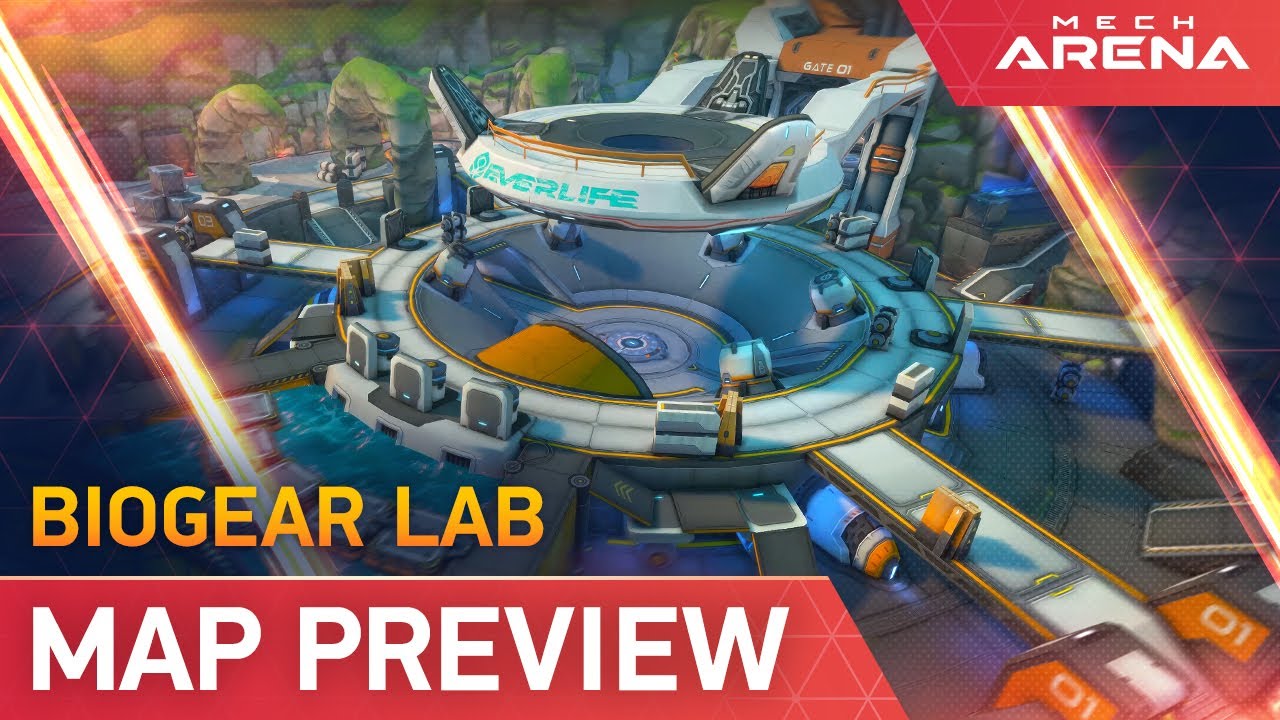 Map preview: Biogear Lab | CPC | Mech Arena