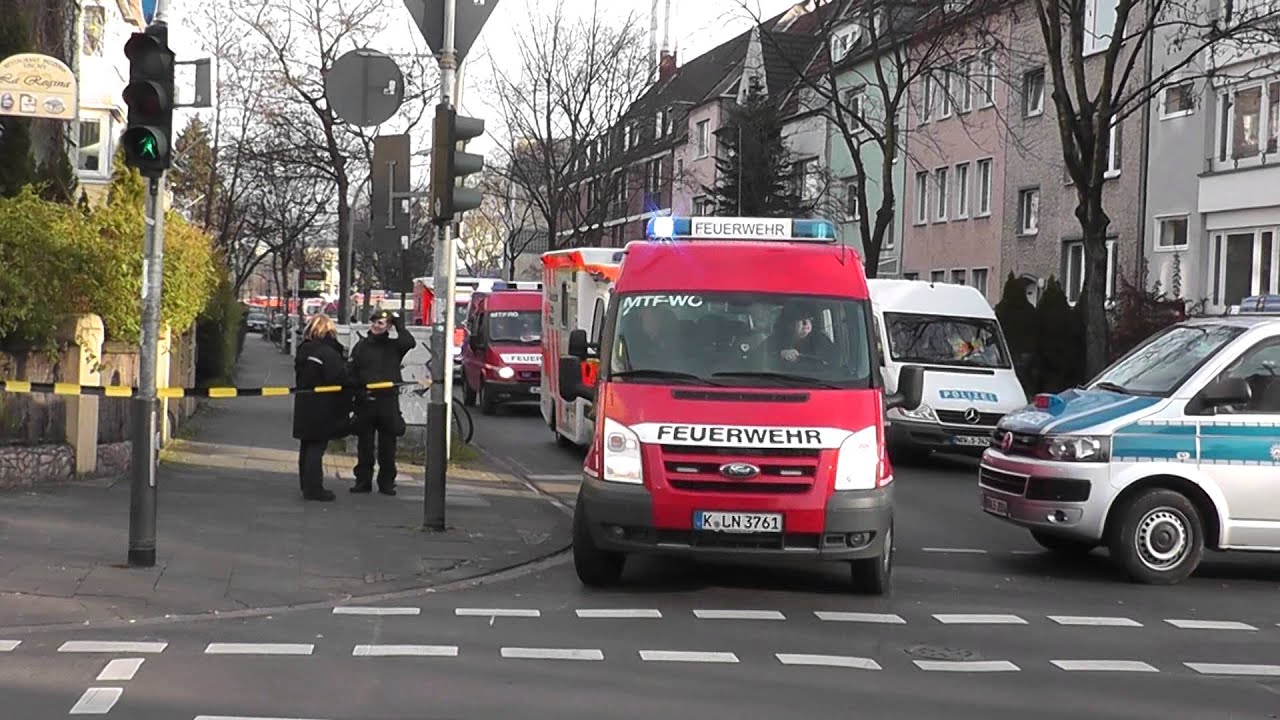 Die lääääääängste Blaulichtschlange Kölns! [Kolonnenfahrt beim Bombenalarm Köln 2014] (HD)