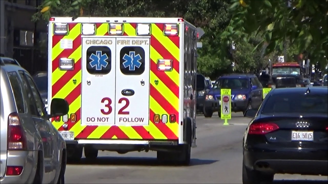 Chicago Area Ambulances Responding