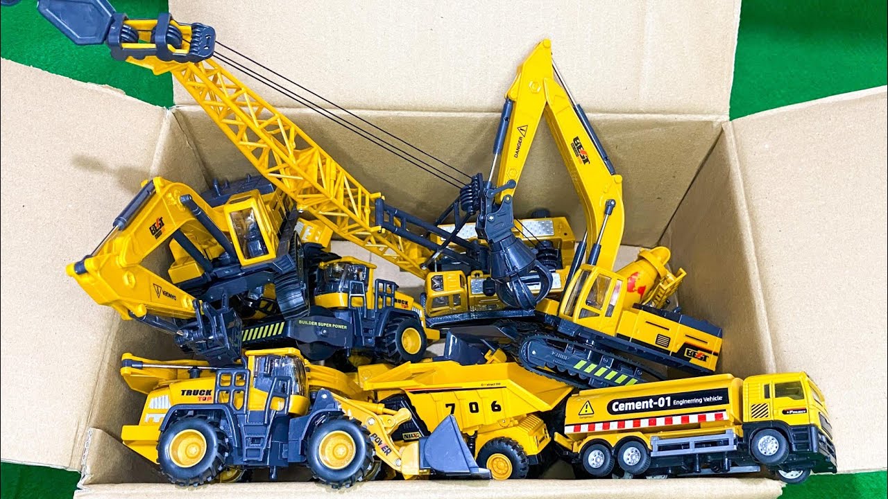 KABOLITE K350-200 DIGGER, MEGA RC TRUCKS, RC TRACTORS, RC MACHINES COLLECTION!! EXCAVATOR LESU ET30H