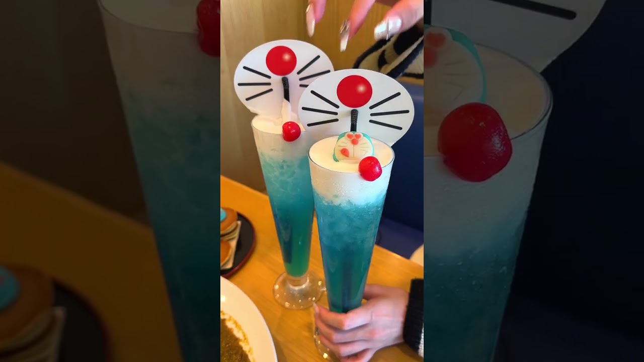Fujiko F Fujio Museum Cafe is a must-visit for Doraemon fans🔵🔔 #food #japanesefood