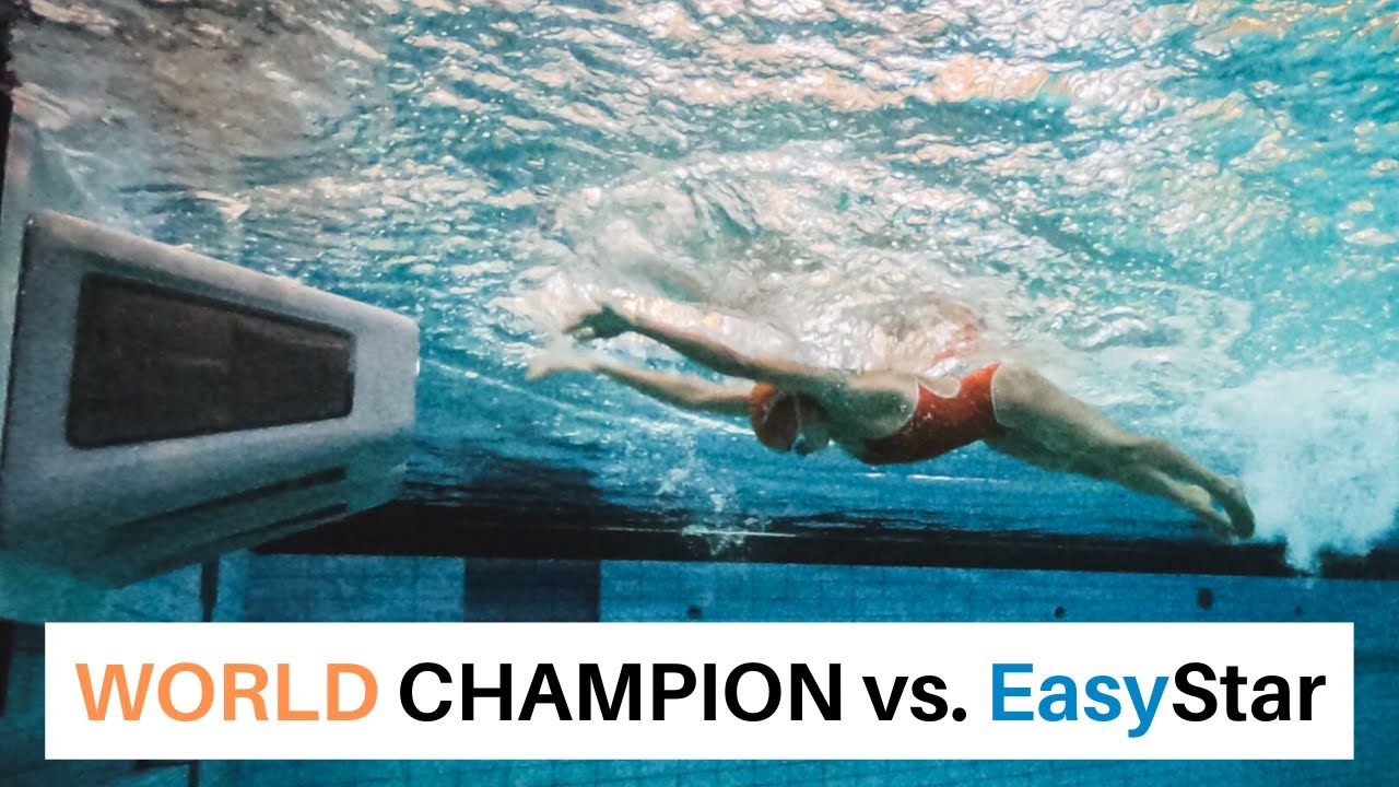 World champion Elena Krawzow vs. turbine swimming system EasyStar