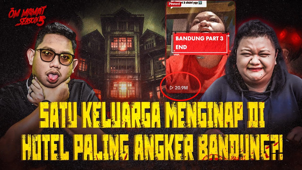 21 JUTA VIEWS DI TIKTOK! TEROR HOTEL ANGKER DI BANDUNG SEKELUARGA LANGSUNG CHECKOUT #OMMAMAT