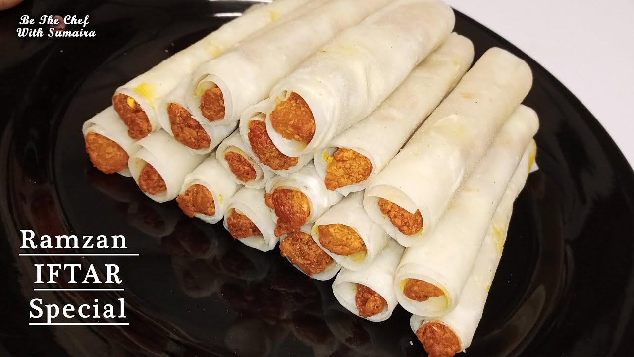Crispy Chicken Cigar Rolls Recipe | Chicken Roll Recipe | Freeze rolls up to 1-2 months