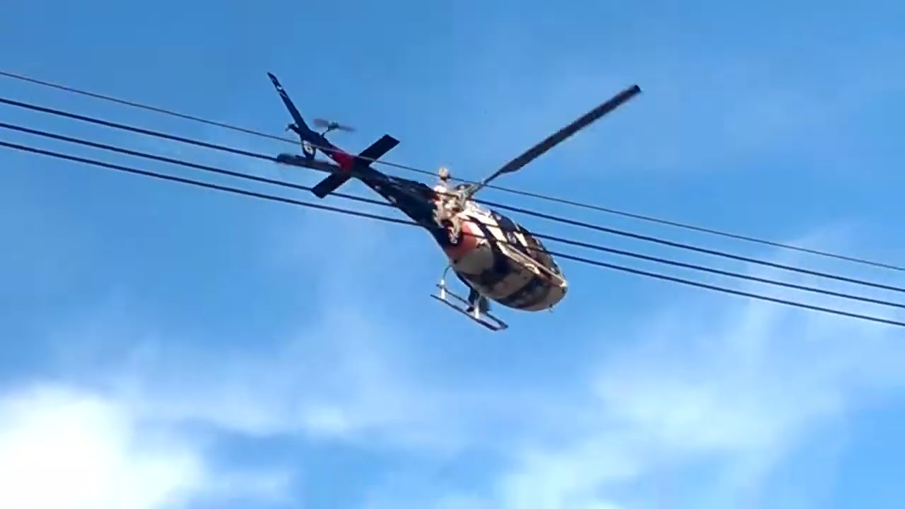 cuidado com o helicoptero
