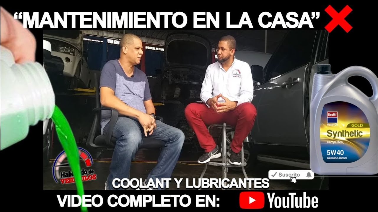 Lo que debes saber sobre, Lubricantes Sintéticos, Coolant y Azufre en el motor de tu Vehículo .