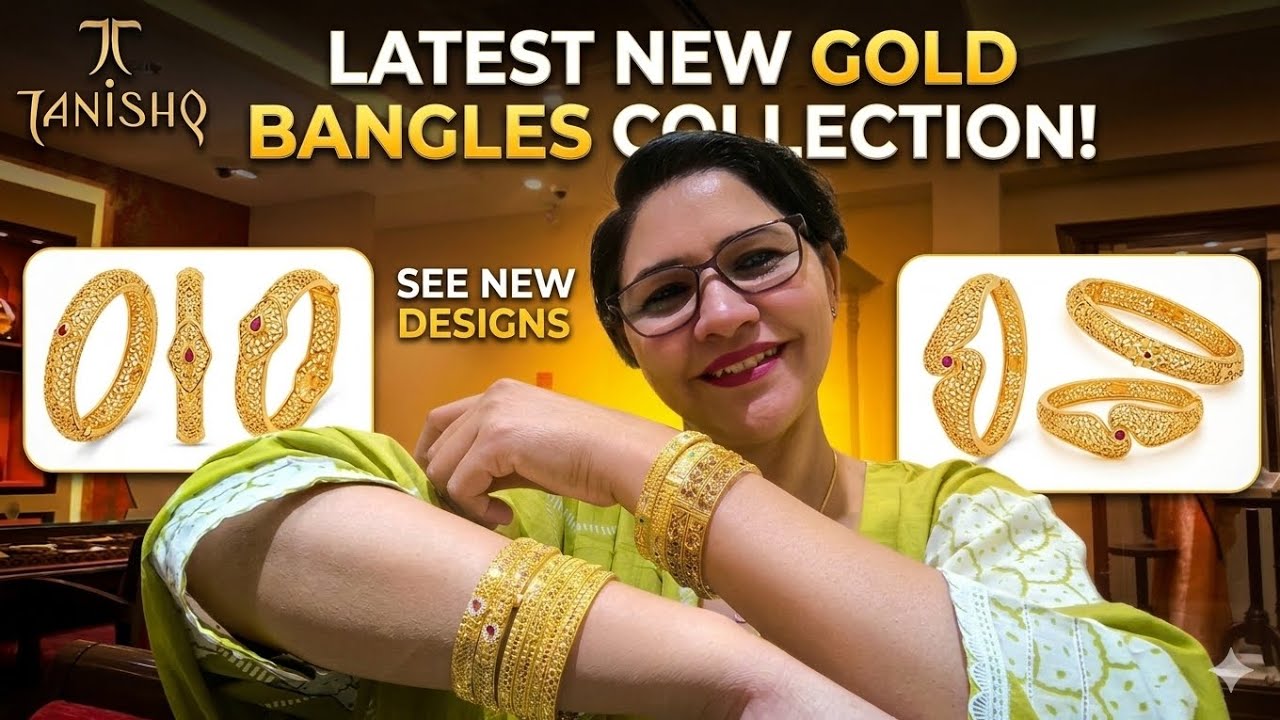 💥 Tanishq Gold Bangles Collection 2026 | Latest Designs & Price Reveal ❤️#tanishqjewellery #gold