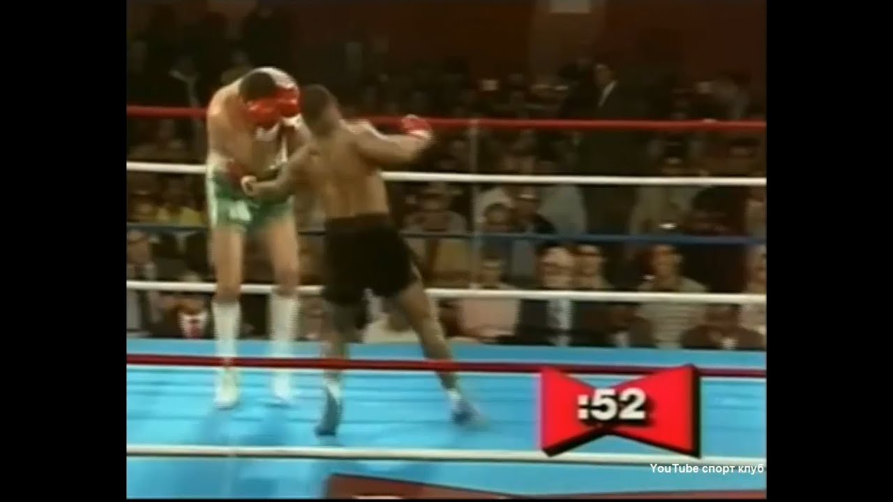 Бокс.  Майк Тайсон - Майк Джеймсон (ком. Беленький, Высоцкий) Mike Tyson - Mike Jameson.