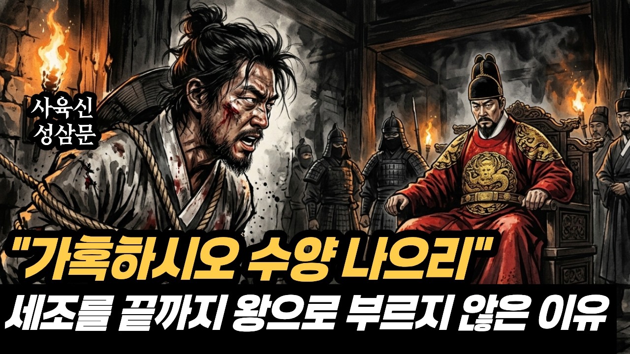 한 때 계유정난을 도왔던 성삼문은 왜 세조를 인정하지 않고 죽음을 택했나
