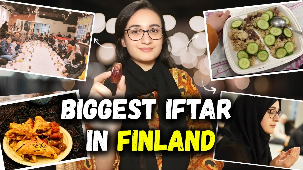 The Biggest Iftar Gathering in Finland?! 🇫🇮 | Ramadan Vlog | Pakistani Student Life in Europe