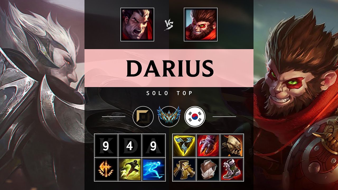 Darius Top vs Wukong - KR Challenger Patch 25.20