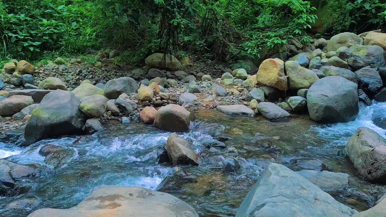 Night River Under the Moon – Soothing Flowing Water for Relaxation and Sleep