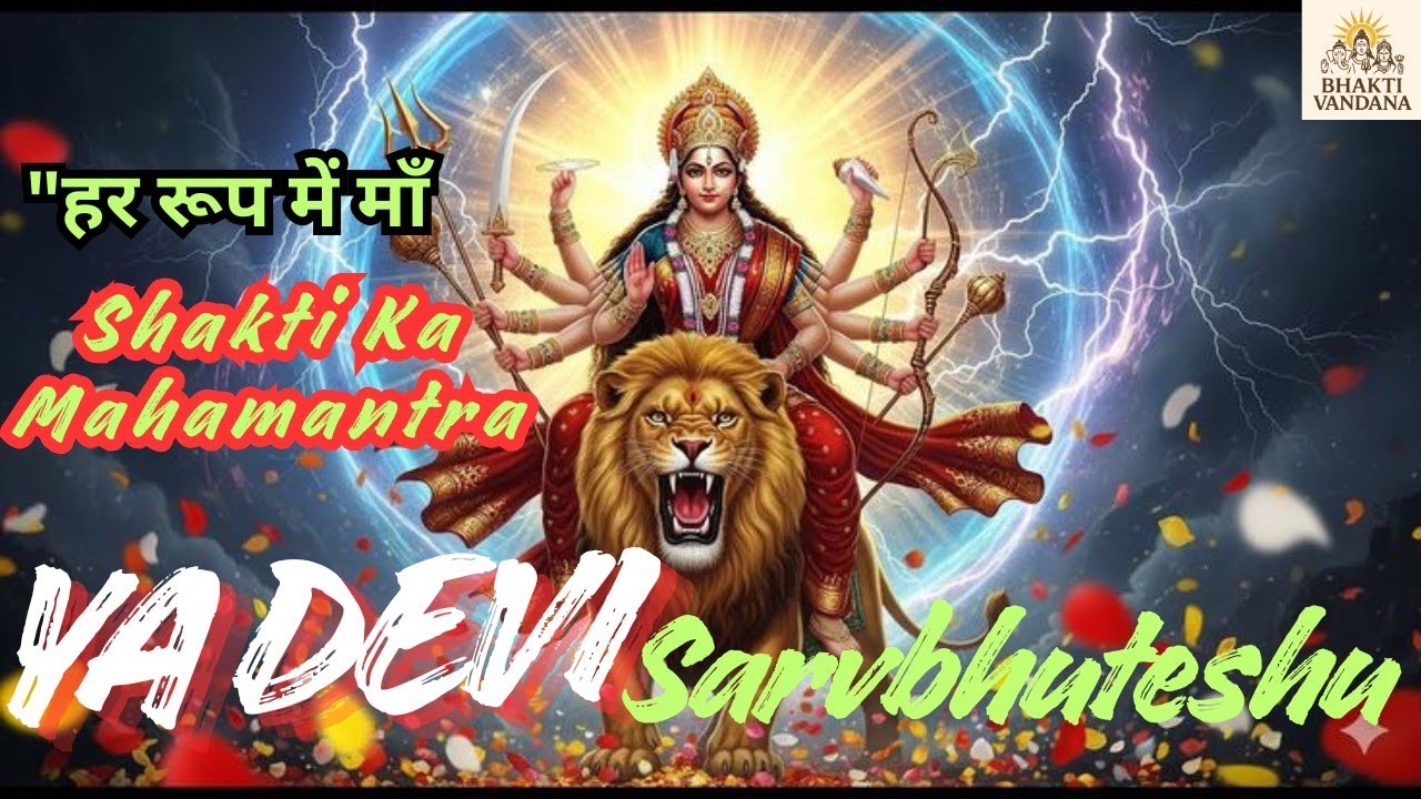Ya Devi Sarvbhuteshu Mantra 🙏 | Navratri Bhajan| Hindu NavvarshAarambh | या देवी सर्वभूतेषु मंत्र
