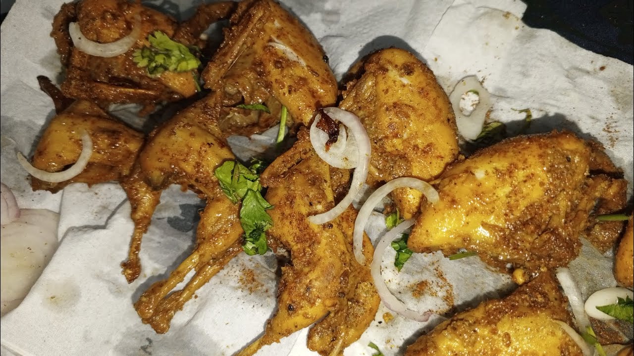Fried Batair Masala|Fried Quails Masala Recipe|Bird Recipe by Food Hunger Mela