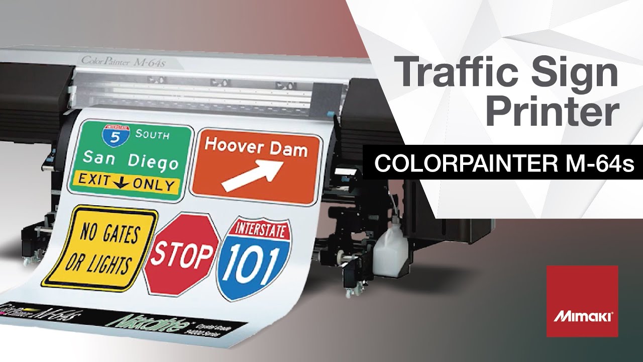 Mimaki Traffic Sign Printer, ColorPainter M-64s