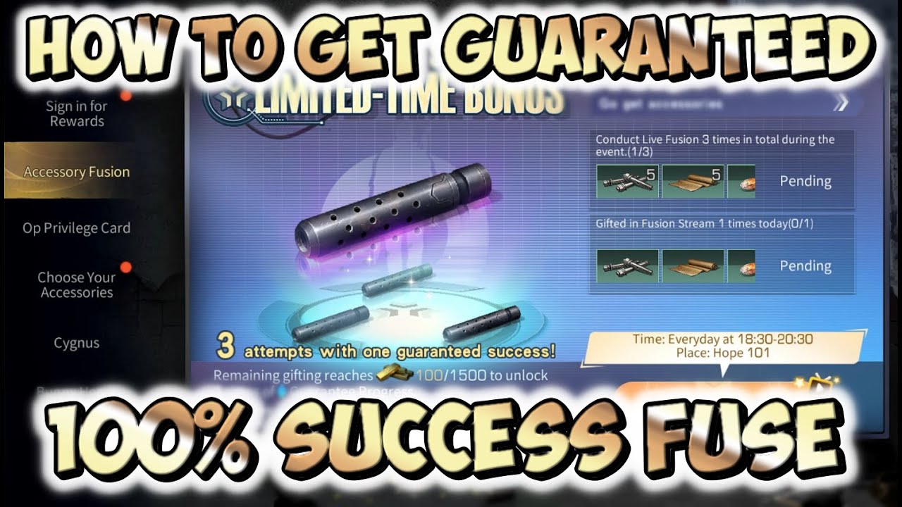 Lifeafter How to Get 100% Guaranteed Fuse In This Fuse Event! You Only Have 3 Chance!