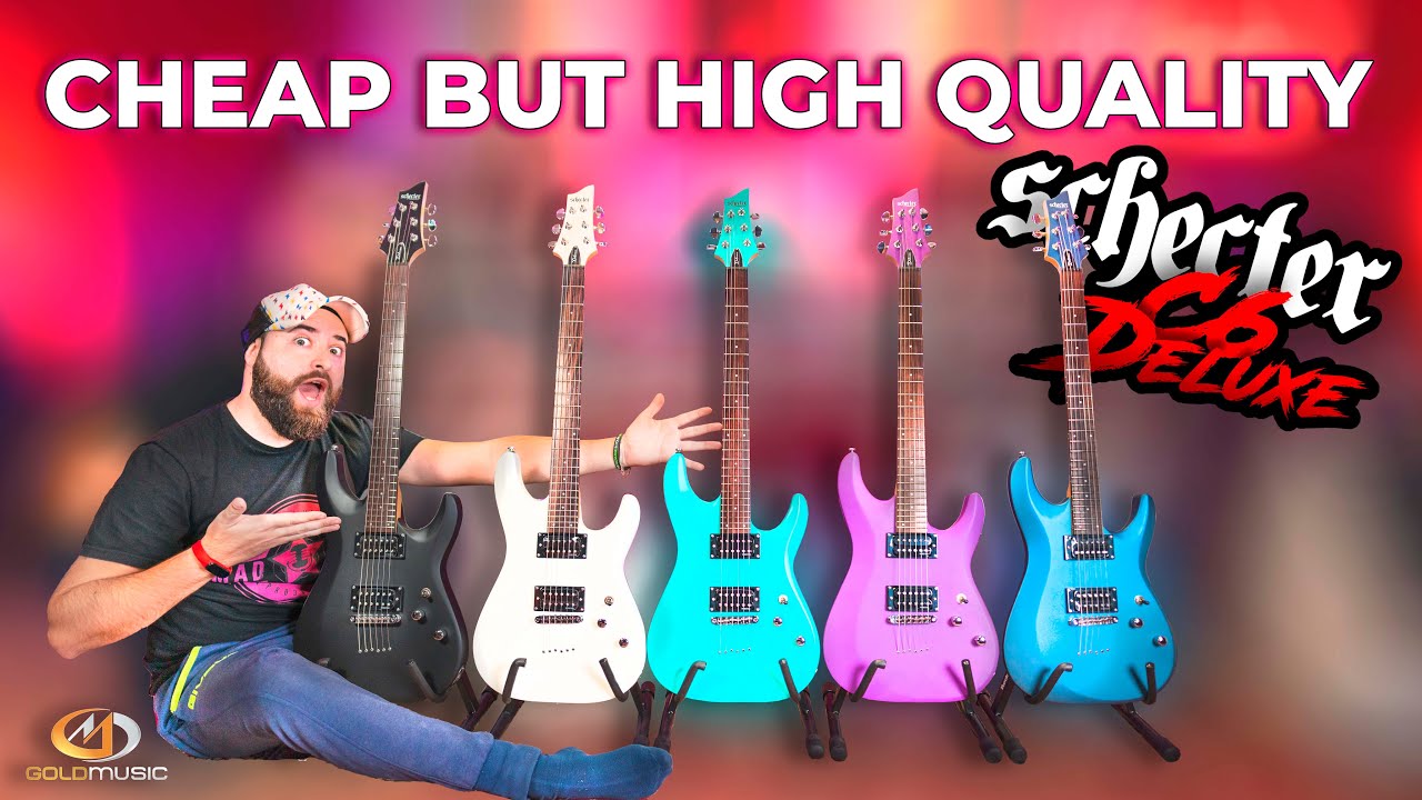 Cheap BUT QUALITY GUITARS | Schecter C-6 Deluxe Diamond Series | GoldMusic.it