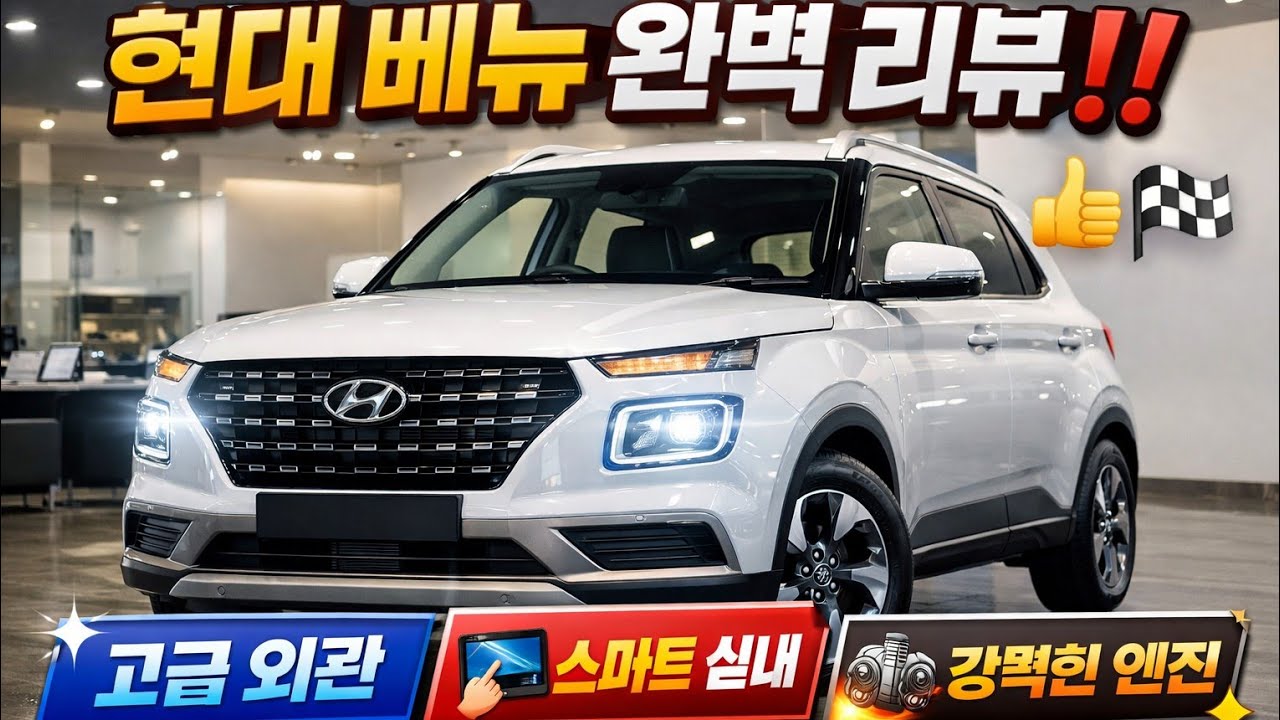 🔥현대 베뉴 완벽 분석🔥 | 쇼룸에서 만나는 프리미엄 소형 SUV