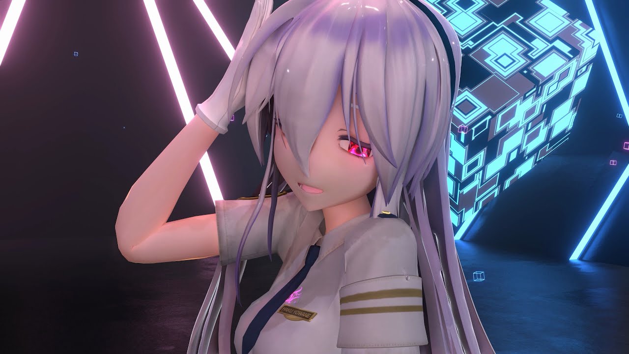 【VOCALOID MMD／4K／60FPS】Yowane Haku【Number 9】