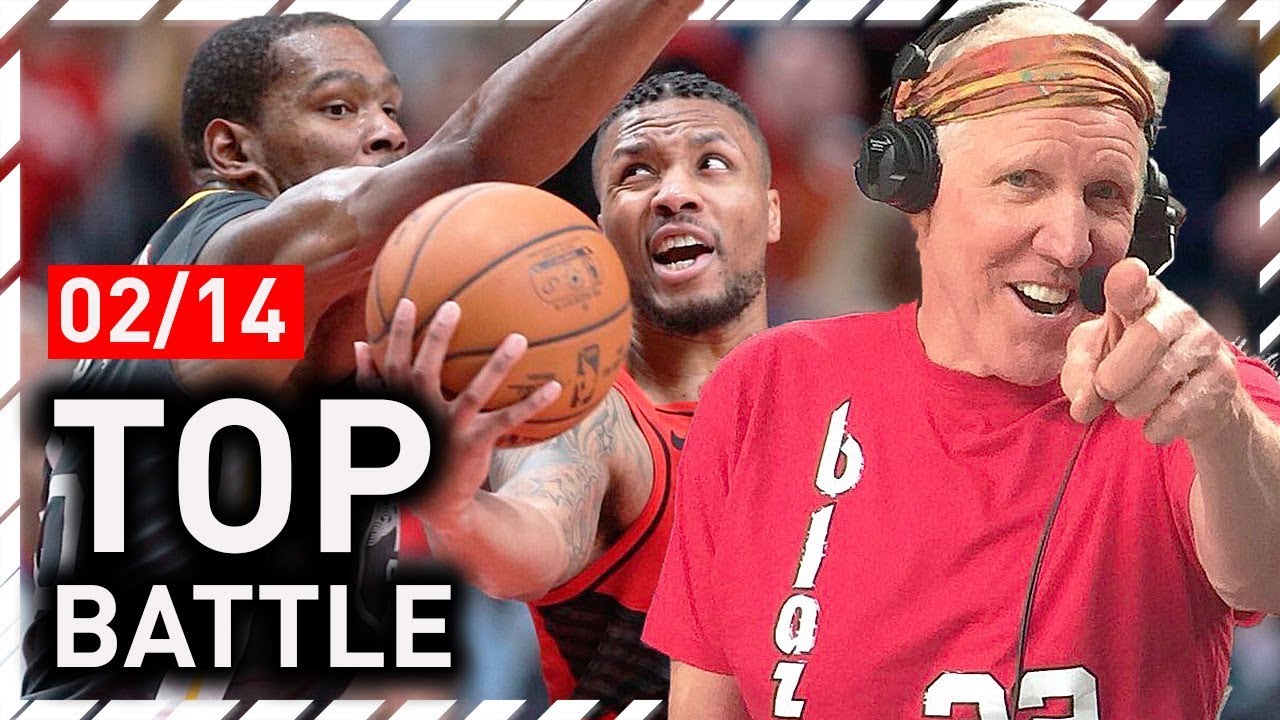 Damian Lillard vs Kevin Durant EPIC Duel Highlights (2018.02.14) Warriors vs Blazers - MUST SEE