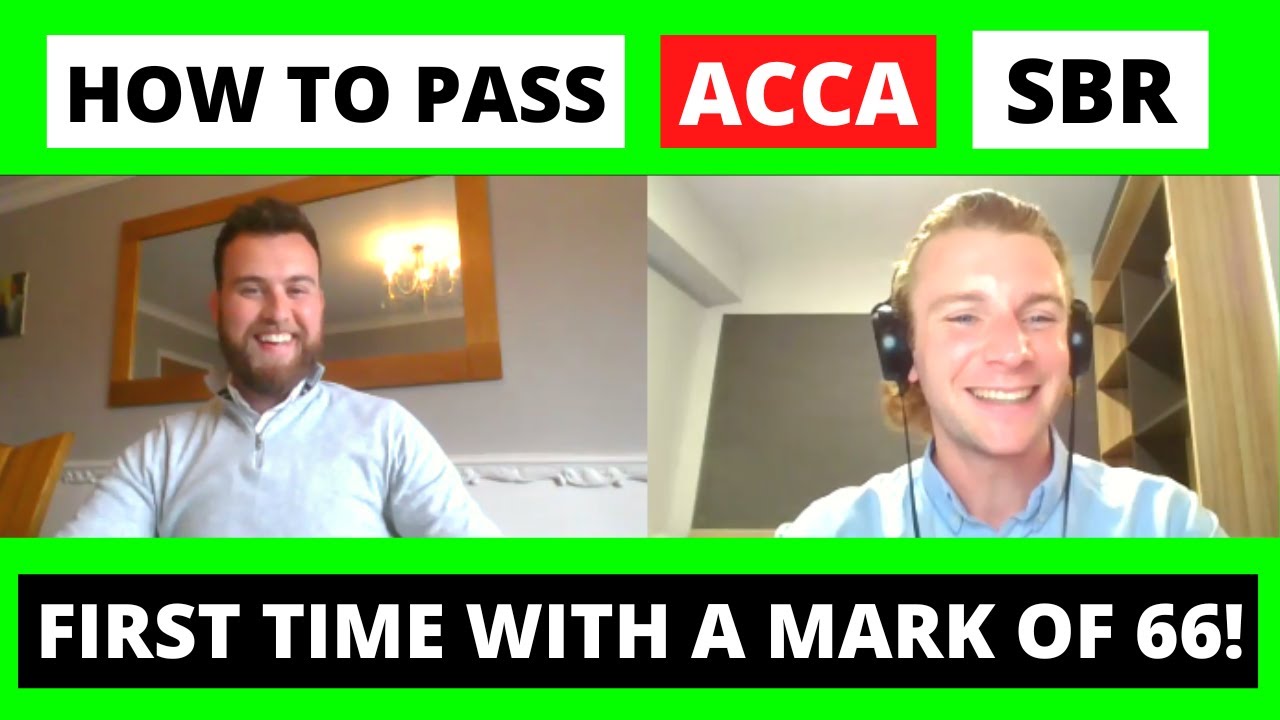 ⭐️ HOW TO PASS ACCA SBR FIRST TIME & WITH A PASS MARK OF 66! ⭐️| ACCA Strategic Business Reporting |