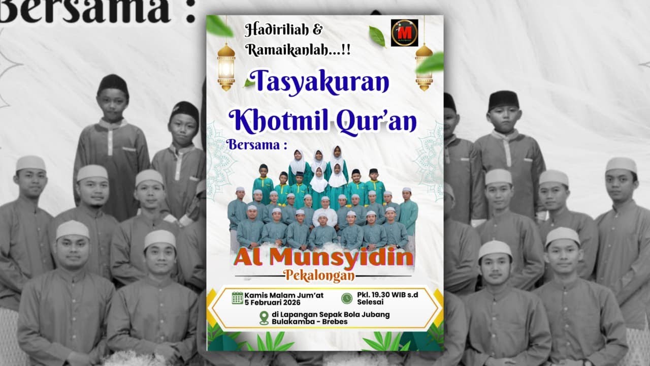 🔴[ LIVE ] JUBANG BERSHOLAWAT ||  BERSAMA AL MUNSYIDIN PEKALONGAN