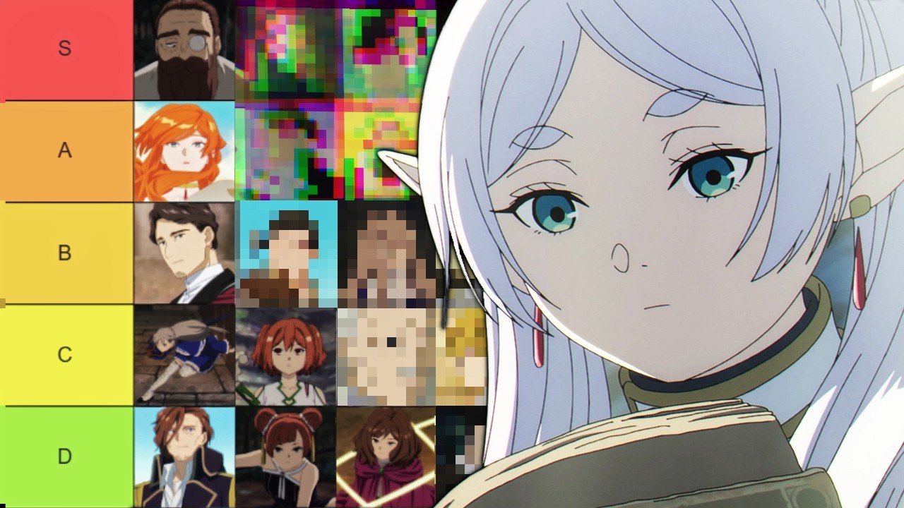 I made a Frieren side character tier list