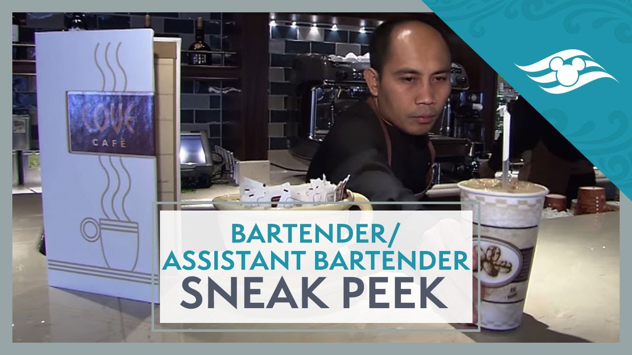 Disney Cruise Line Sneak Peek: Bartender/Assistant Bartender