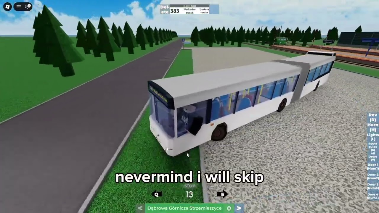 Driving Volvo bus on custom line 383! | Dabrowa gornicza - Wadowice | Nid's Buses and Trams