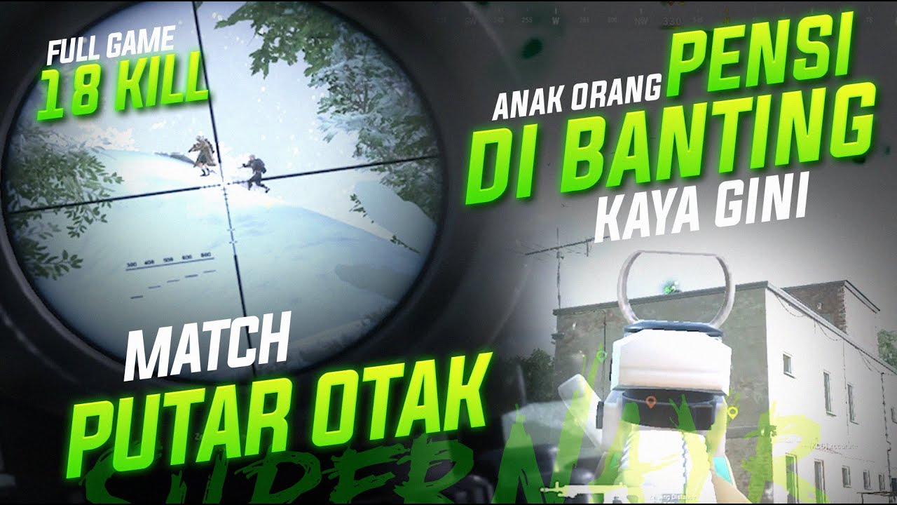 LATEGAME DI BOMBARDIR SANA SINI !! MATCH PUTAR OTAK & MATCH PENUH FLICK !! #pubg