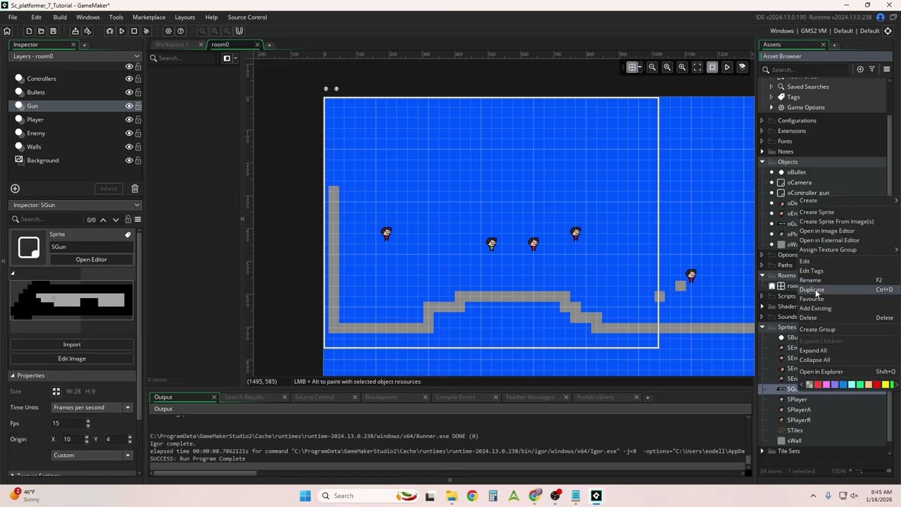 Platformer Multiple Guns