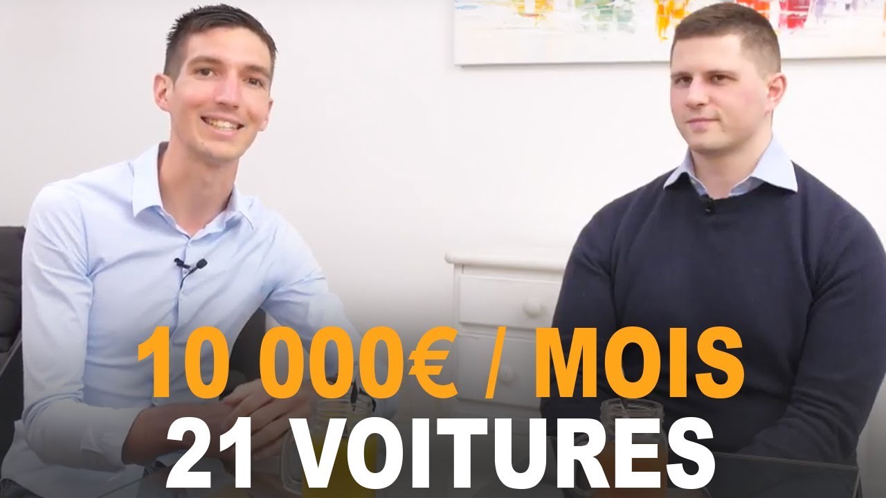 10 000 EUROS par MOIS avec 21 VOITURES à 27 ANS ! Romain POUZIN DRIVY OUI CAR