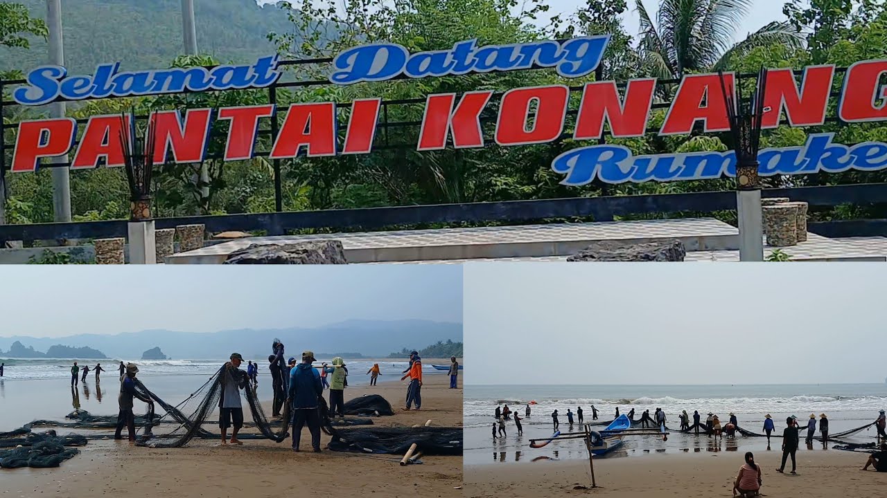 AKTIVITAS NELAYAN DI PANTAI KONANG PANGGUL TRENGGALEK