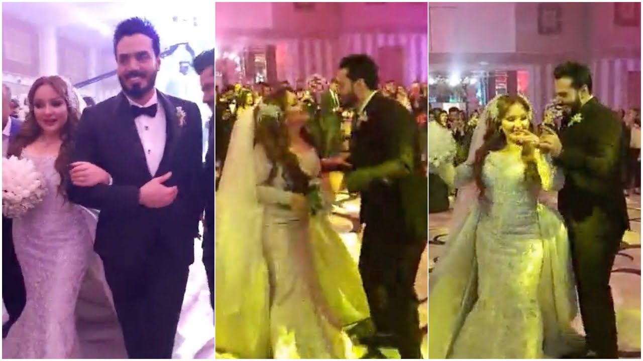 عرس الشاعره شهد الشمري وفهد رقص شهد  بحضور الفنانين حفلة زفاف كامل