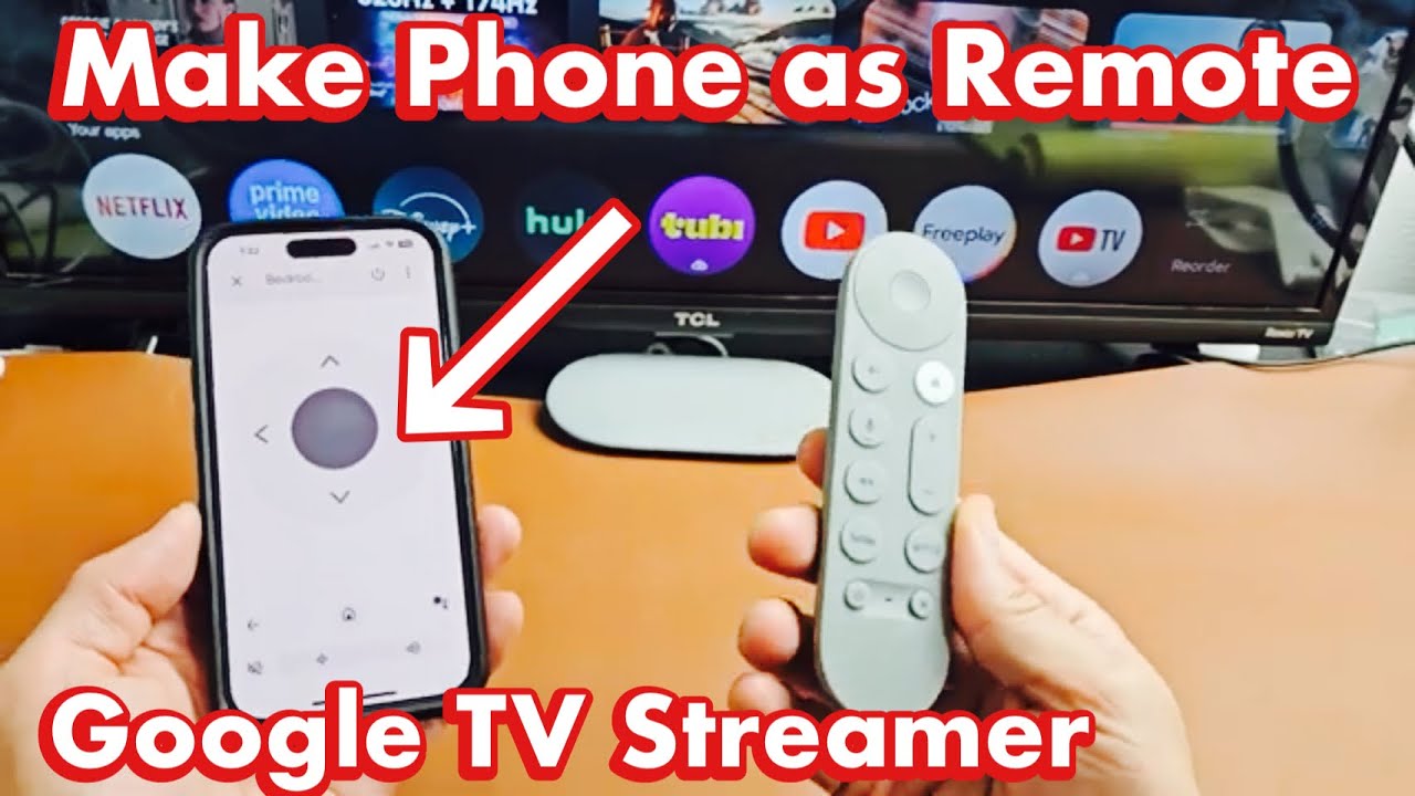 Google TV Streamer: как использовать телефон в качестве пульта дистанционного управления