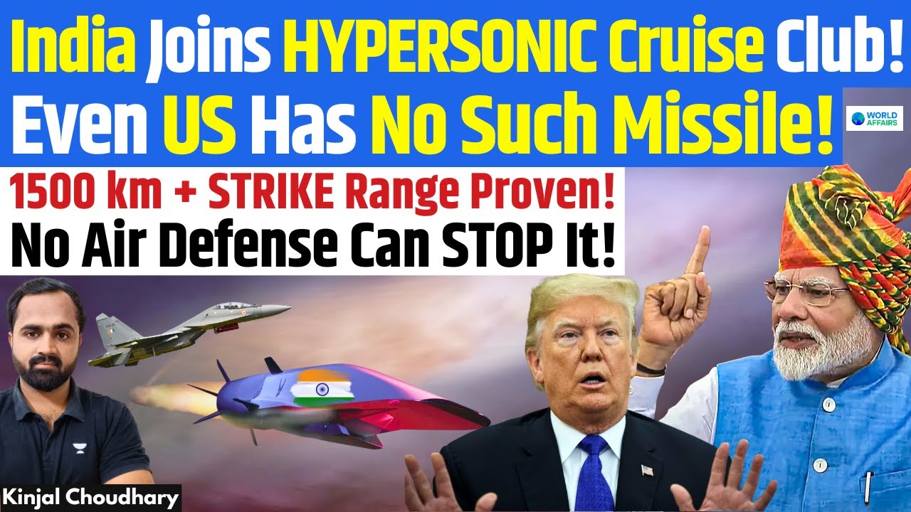 India’s Hypersonic Cruise Missile: Faster Than Missile Defenses Can React | Kinjal