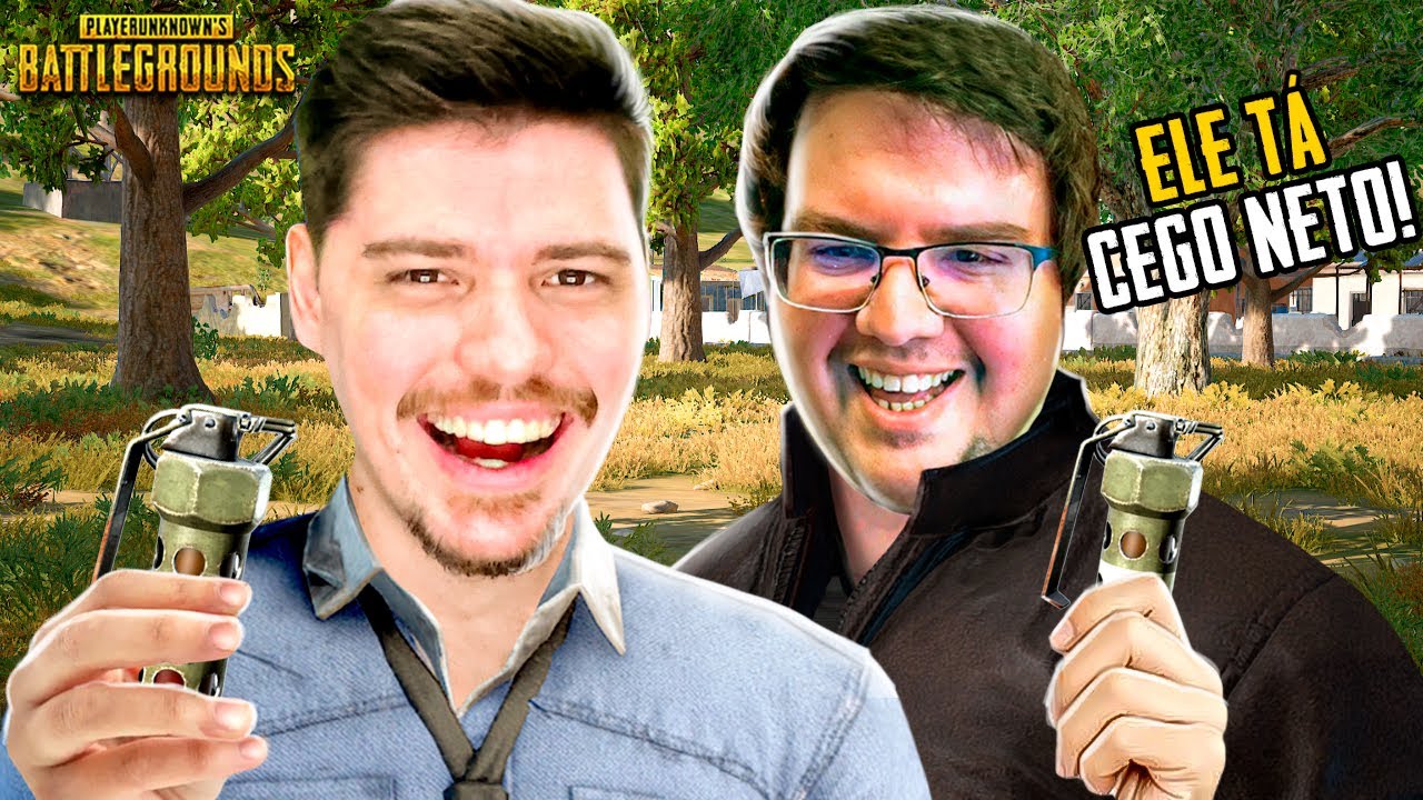 NETENHO E TECNOSH BRINCANDO COM OS INIMIGOS E SE DIVERTINDO NO PUBG!!