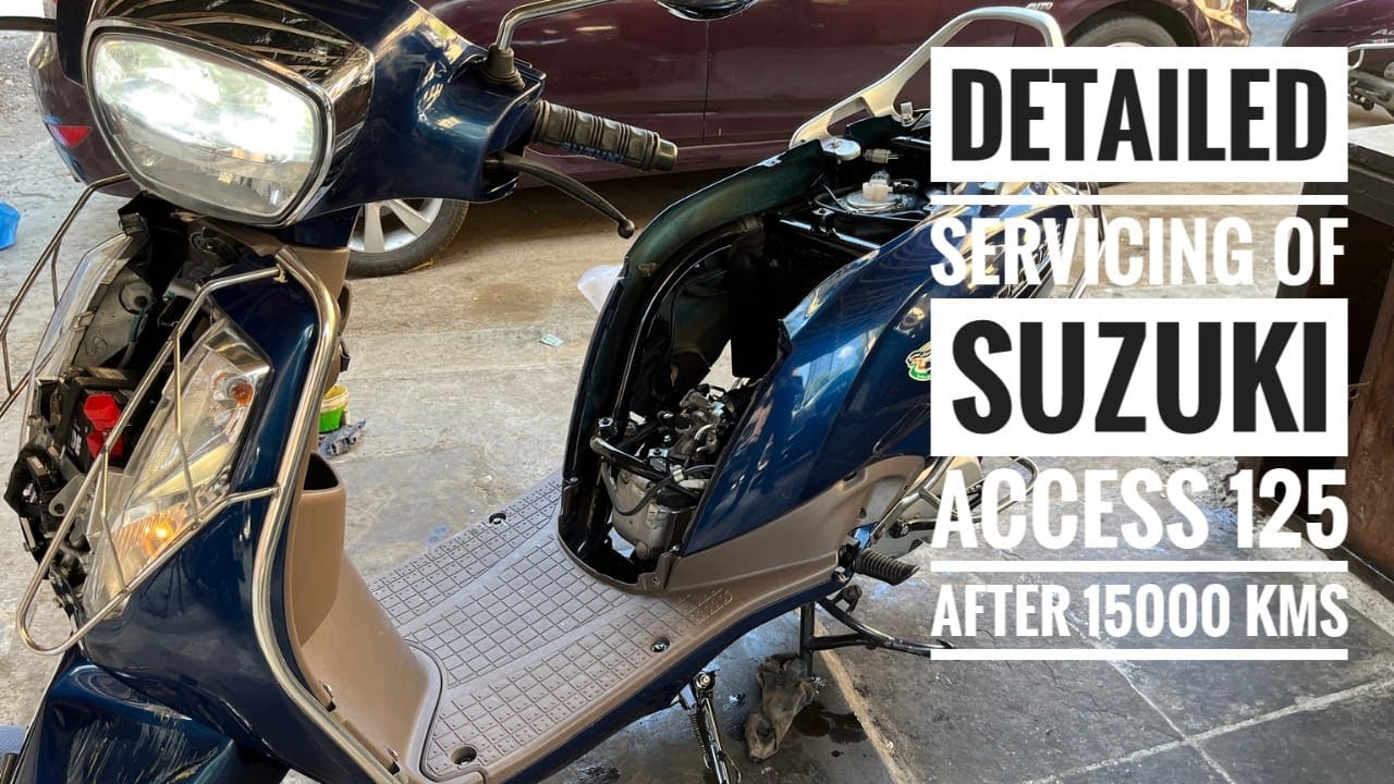 SUZUKI ACCESS 125 BS6 I Detailed Service I 15000 Kilometres I Things to keep in mind #suzuki