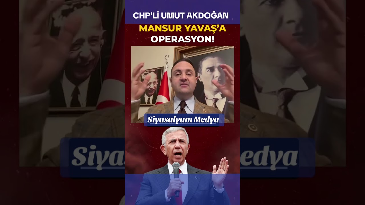Yargı eliyle Mansur yavaş'a ve Ankara büyükşehir belediyesi'ne operasyon çekilmek isteniyor 