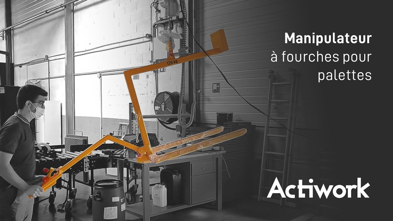 Actiwork | Accessoire manipulateur &agrave; fourche pour palette