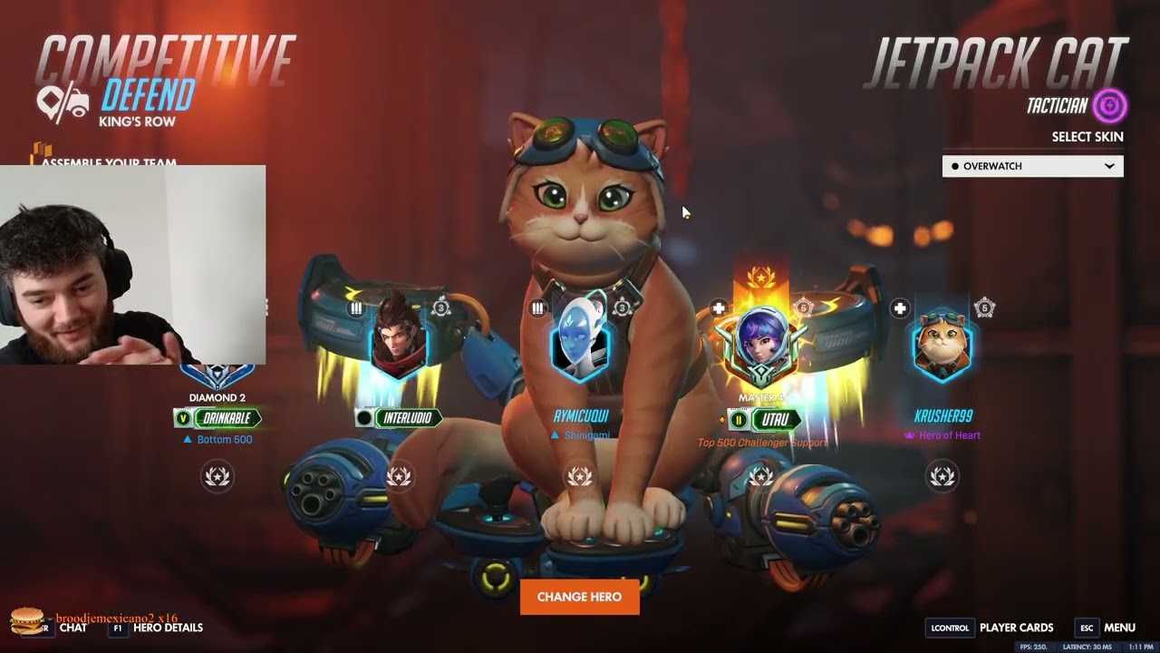 JETPACK CAT IS A MENACE! Dafran JettPack Cat Overwatch Gameplay