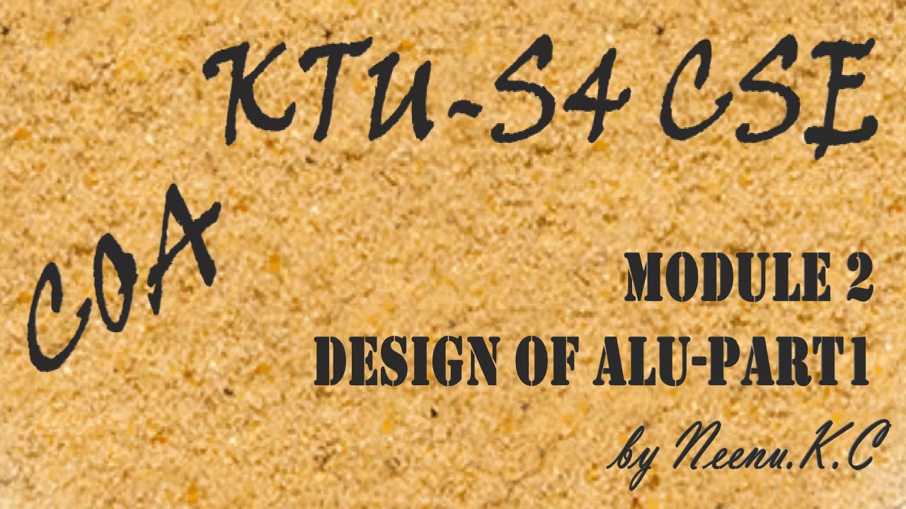 DESIGN OF ALU- PART 1 || DESIGN OF ARITHMETIC CIRCUIT