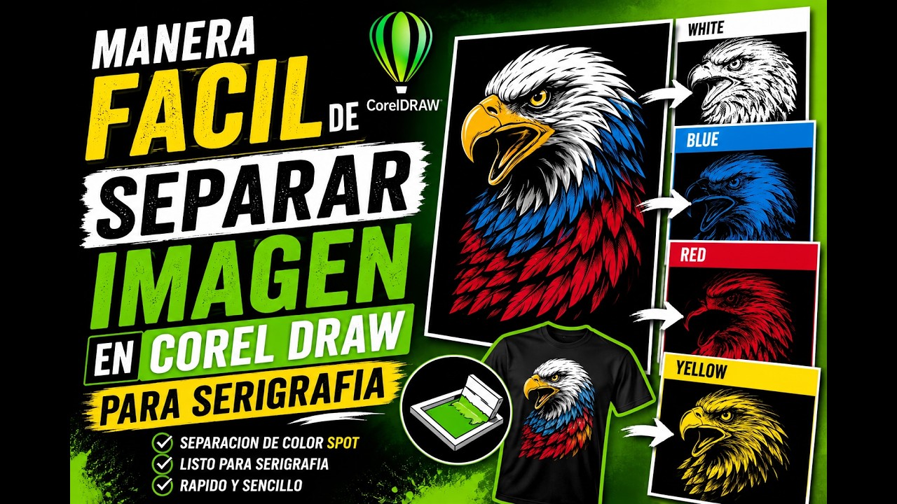 Separación de colores en Corel Draw con Registro
