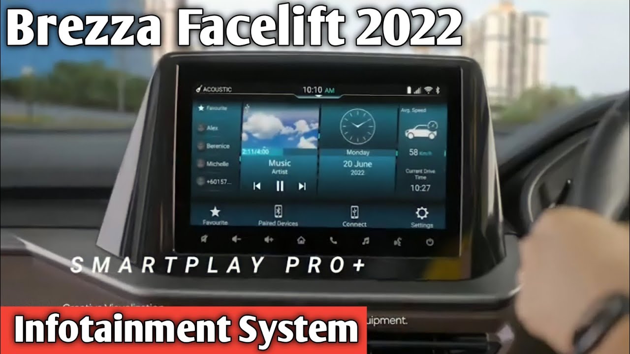 Brezza facelift 2022 🔥 9 inch Infotainment System Teaser👌| Brezza New Car 2022 | New Brezza 2022