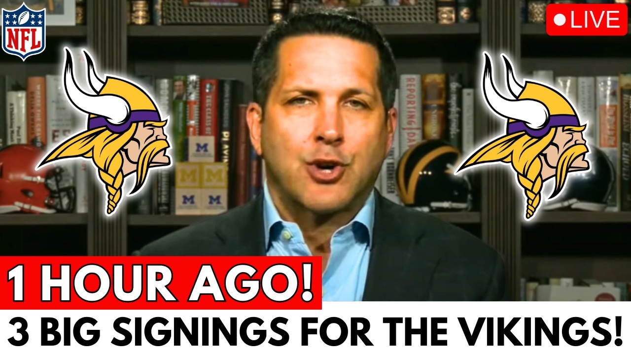 BREAKING! VIKINGS SIGNING 3 STAR PLAYERS TO FORM THE SCARIEST DEFENSIVE TRIO IN NFL! VIKINGS NEWS