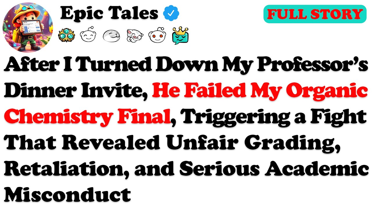 My Professor Failed Me on My Organic Chemistry Final After I Refused His Dinner Invitation, and...