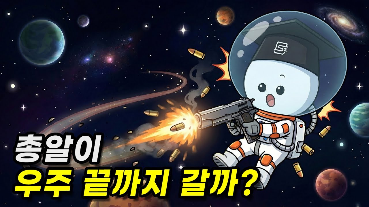 우주에서 총을 쏘면 어떻게 될까?